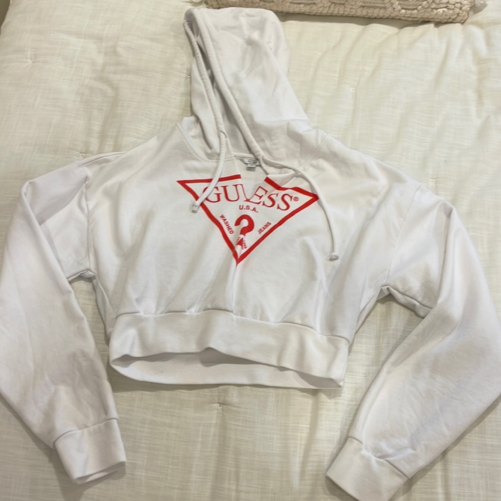 Guess cropped hoodie